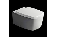 Midas WC suspendat bicolor platinum alb